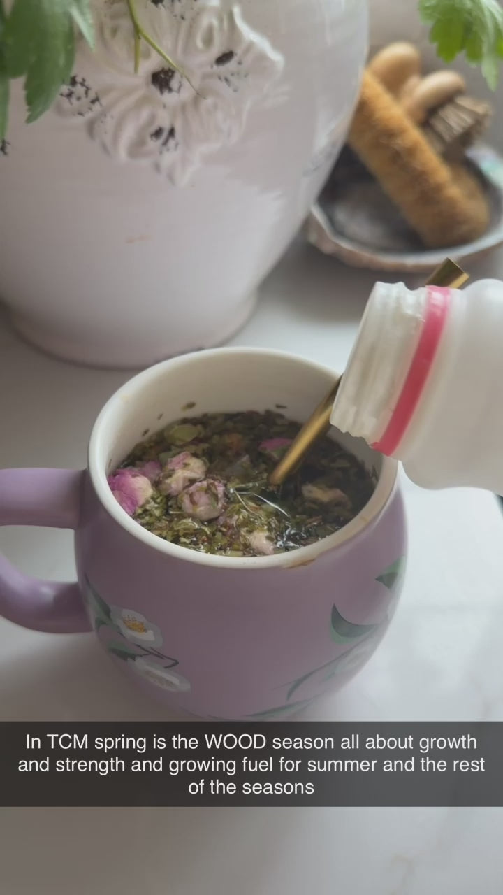 Spearmint Rosebud Spring Tea Blend